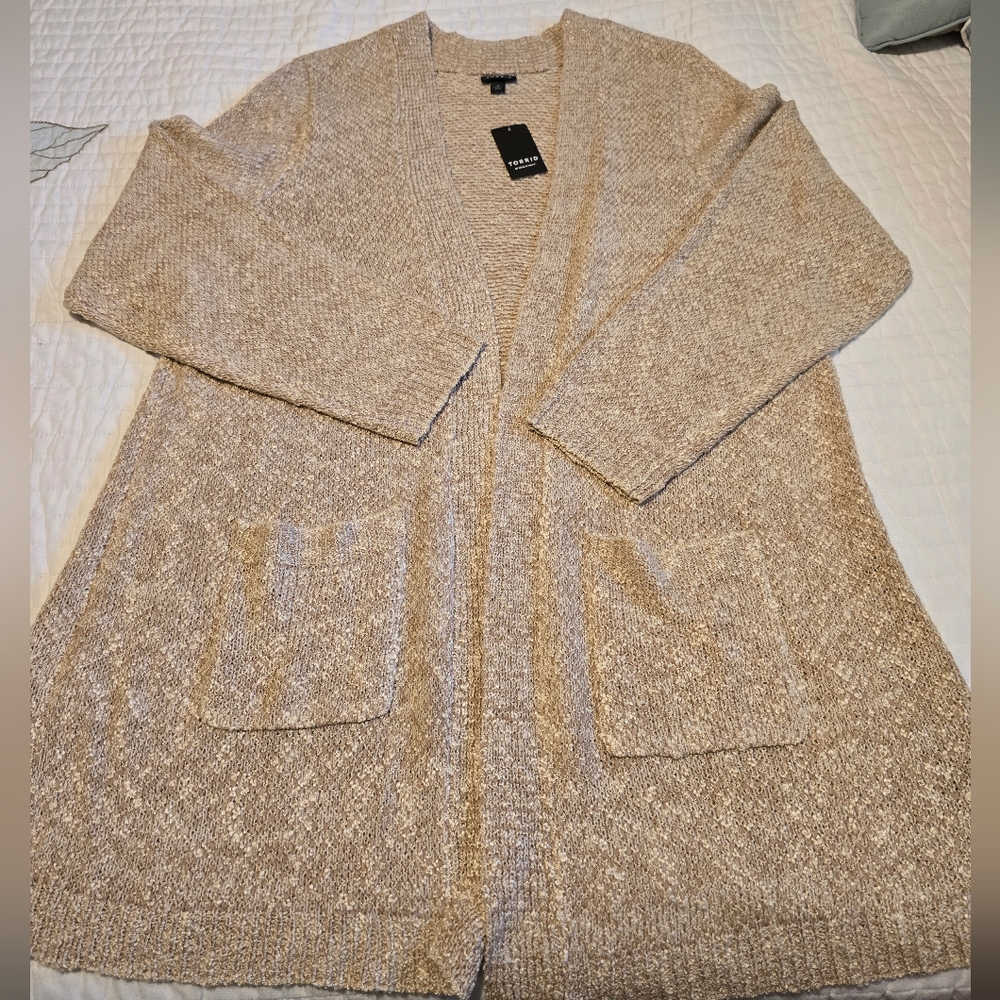 Torrid Mid length sweater cardigan